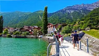 Walk along amazing Brienz Lake in Switzerland 🇨🇭