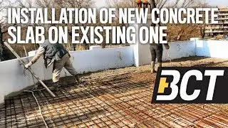 Super Strong New Concrete Slab on top of an Existing One
