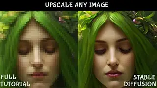 STABLE DIFFUSION - Upscale any Image the ARTISTS way (Full Tutorial + Colab Script)