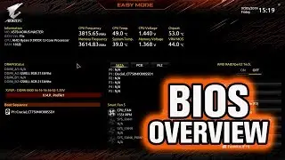 Gigabyte X570 AORUS Master BIOS Overview