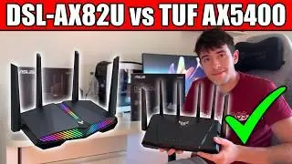 Best Modem/Router for FTTH Upgrade? | DSL AX82U vs TUF AX5400