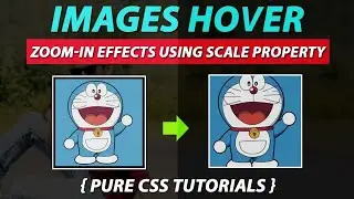 Image Zoom In Using Pure CSS By VRPawar  Plz SUBSCRIBE My Channels for the Daily Videos