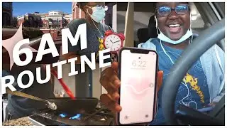 wake up with me at 6am | college morning routine | It'sElise