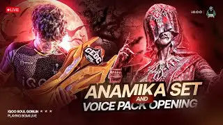 New Anamika set and voice pack Opening | GoBLiN is live BGMI!🚀