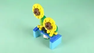 LEGO Sunflower Building Instructions - LEGO Classic 10712 