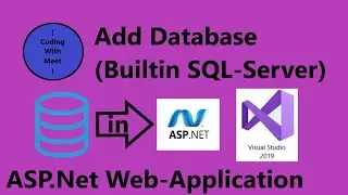 How to create a Database in ASP.NET web-application in Visual Studio 2019.