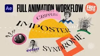 Collage Style Kinetic Type Animation | After Effects Workflow 02