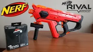 Nerf Rival Рукоять с фонариком Распаковка Обзор Тест