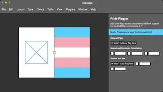 Showcasing Pride Flagger Plugin for InDesign: Quick Demo Animation