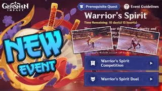 New Event Alert: Warrior's Spirit Duel | Genshin Impact 3.4 