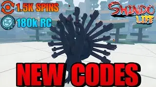 [5 CODES] 1.5k SPINS 180k RC | Shindo life new codes