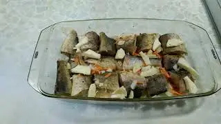 Запечённая рыба в омлете. Диабетикам и не только!