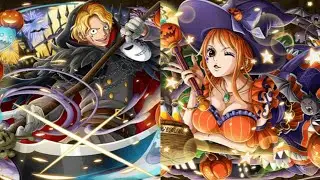 OPTC Nami Halloween TM vs Sabo Shinigami Kizuna