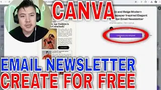 ✅  How To Create Downloadable Email Newsletter In Canva (Free) 🔴