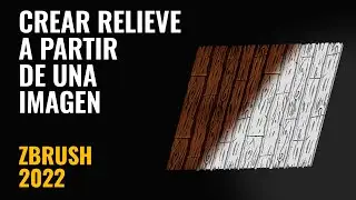 Creating relief from an image - Zbrush in 5 min 