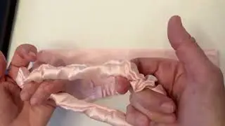 Matching Silk Scrunchie and Headband
