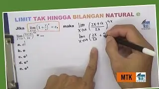 limit tak hingga bilangan natural e