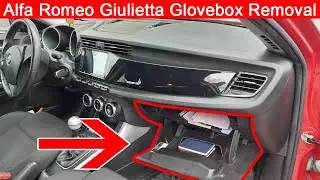 Alfa Romeo Giulietta Glovebox Removal