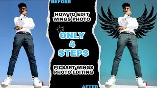#M_Star_Editor#wingsedit PicsArt Wings Photo Editing Tutorial In Picsart step by steps-M_Star_Editor