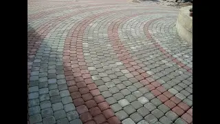Изготовление укладка брусчатки, тротуарной плитки, бордюров