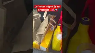 DoorDash Customer Tipped $5 For Groceries! 🛒🛍️🚙 #shorts #loblaws #deliverydriver #gigworker