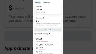 Facebook Monthly income this month#shorts #shorts #shortsfeed