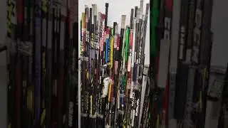 Сломанные хоккейные клюшки в Казани. Хоккейный лом. #bauer #ccm #hockey #хоккейныеклюшки