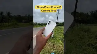 iPhone15 vs iPhone 16 - Camera (Showing one is iPhone16 while recording one is iphone15) #iphone #go