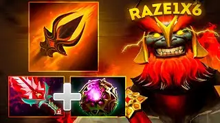 RAZE1X6 КОПЬЕ БЕЗ КД ЭТО ИМБА | DOTA 1X6 MARS Q