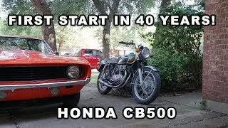 Honda CB500 Barn Find - Will it run?
