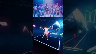 QUEENCARD - (G)I-DLE DANCE BEAT SABER VR! TikTok Kpop Dance. Custom Songs Mixed Reality