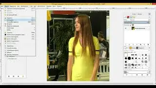 Как вырезать фигуру из фото в GIMP?