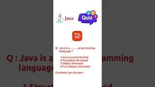 Java Question No. 1 