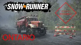 SnowRunner № 127 (  Исследуем регион, Река Олбани! (ONTARIO) )