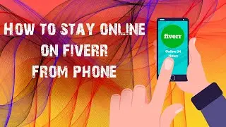 how we can stay online on fiverr from mobile 2023 | Background app refresh | auto reload apps