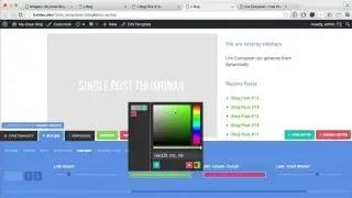 Creating Sidebars and Widgets in Live Composer Page Builder