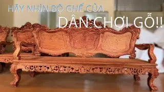 Bộ ghế Louis hàng đặt của chú Minh Bình Dương