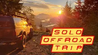 Solo offroad trip into mountains and hot springs | Thurston loop | Clear creek hot springs | Canada