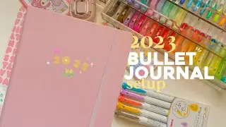 2023 bullet journal setup | starting a new journal & how i'm staying organised 📓