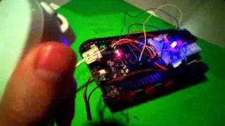 Nunchuk controlled Arduino robot