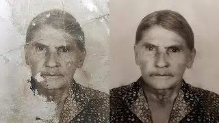 Restaurando foto antiga e danificada - Photoshop