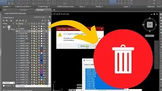 How To Remove Dependent Layers on AutoCAD | 3-Minute Tutorial 