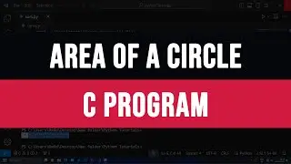 C Program to Find Area and Perimeter of Circle using Radius ( User Input )
