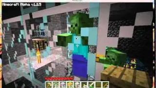 Two Interlocking Dungeons in Minecraft