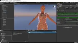 GPU Cloth Dynamics creating a dress from scratch in Unity (Part1)
