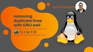 CLI tip 26: removing duplicate lines with GNU awk