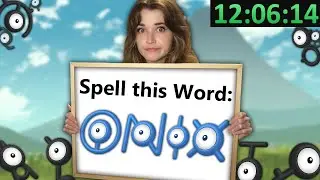 How Fast Can I Spell a Word using Shiny Unown?