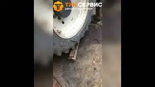 Снятие КПП TEREX 860 часть 2