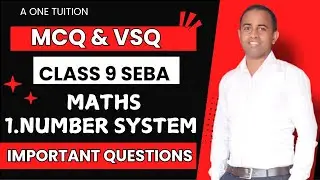 class 9 seba mathematics mcq 2024-25| number system|maths | important questions