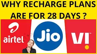 Why Recharge Plans Are For 28 Days ? | Recharge Plan 28 Days का क्यों होते हैं | #Shorts #ytshorts
